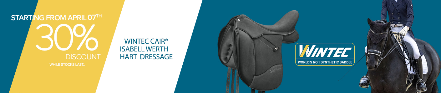 Special offer: 30% discount on the Wintec Isabell Cair Hart Dressage saddle at PADD